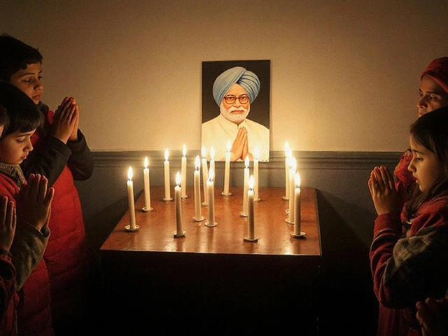 मनमोहन सिंह अंत्यसंस्कार: निगामबोध घाट पर राज्य शोक का मार्च
