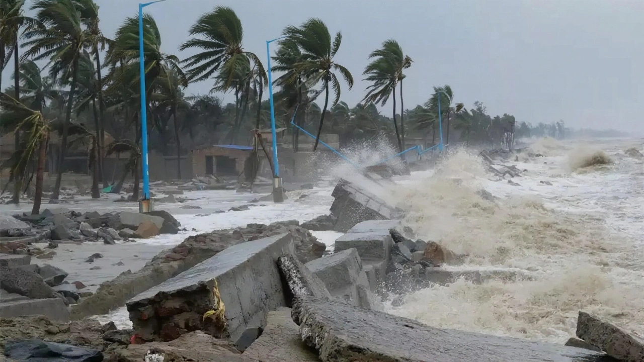 स्कूल बंद, मछुआरे घर पर, और एक अज्ञात का डर